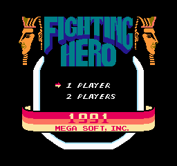 Fighting Hero Title Screen